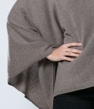 Pure Taupe Poncho